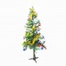 5 Feet Fully Decorated Christmas Pine Tree with LED Multicolor Lights and Stand